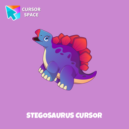 Stegosaurus cursor arrow cursor