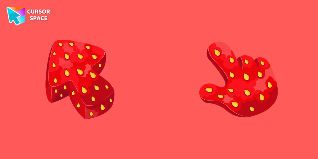 Strawberry Texture cursor