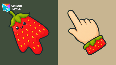 Strawberry Tropical Cursor