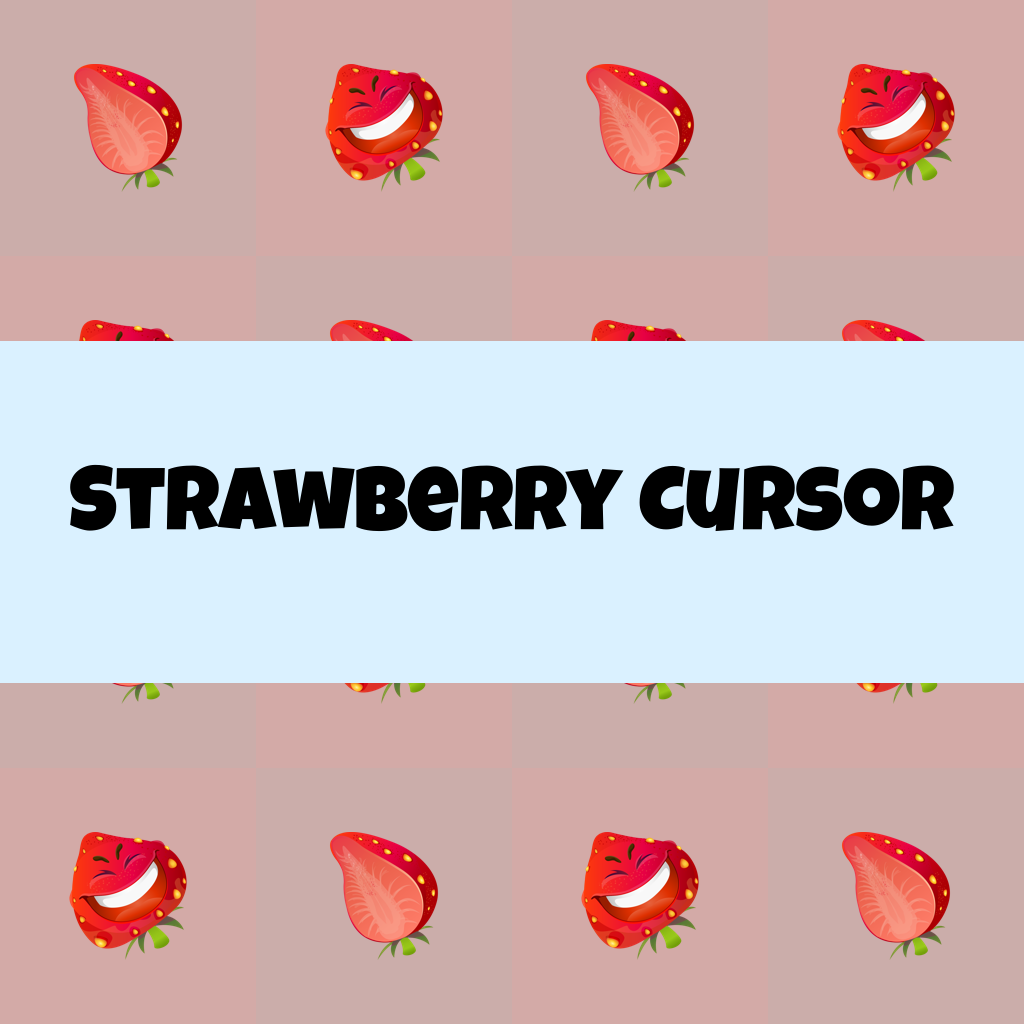 Preview Strawberry cursor custom cursor pack