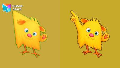 Sunny Fluff Monster Cursor