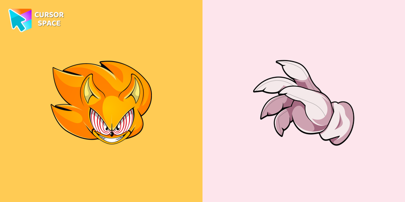 Super Sonic cursor cursor pack