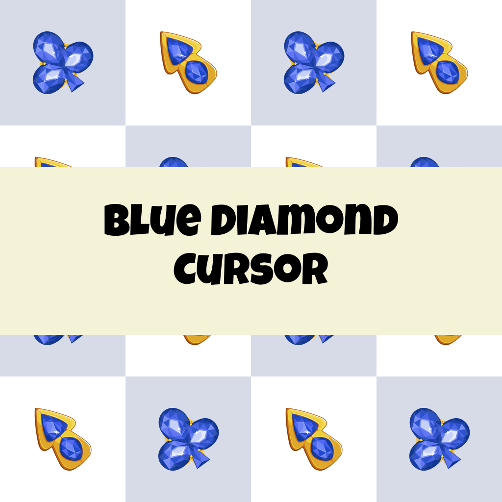 Preview Blue Diamond cursor custom cursor pack