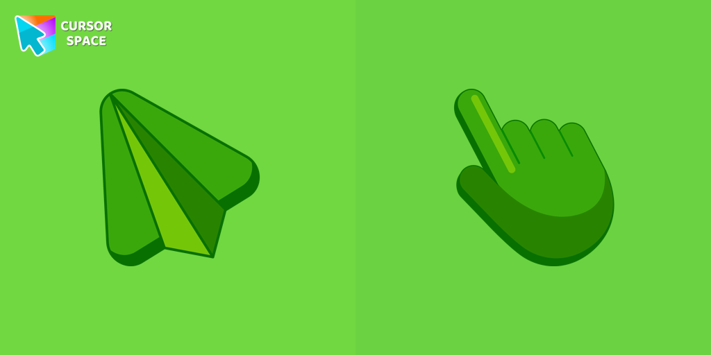 Flying Green cursor