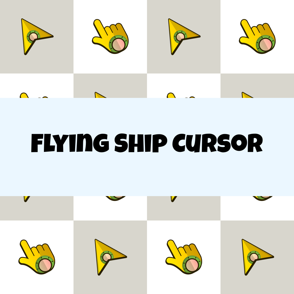 Preview Flying Ship cursor custom cursor pack