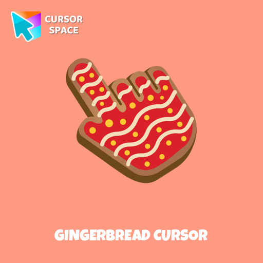 Gingerbread cursor pointer cursor