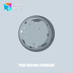 The Moon cursor pointer cursor