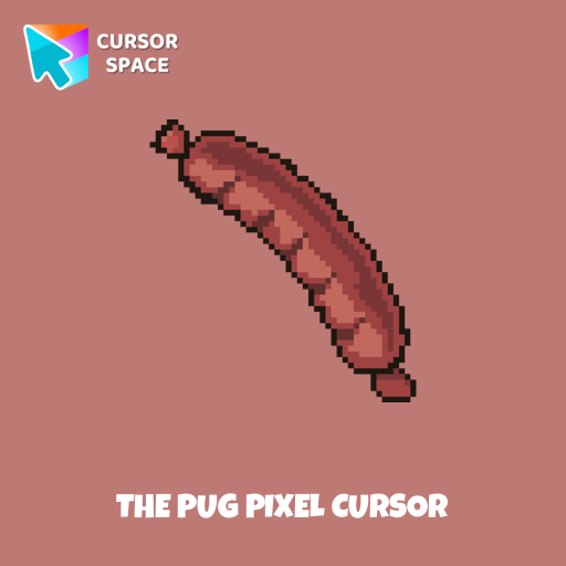 The Pug Pixel cursor pointer cursor