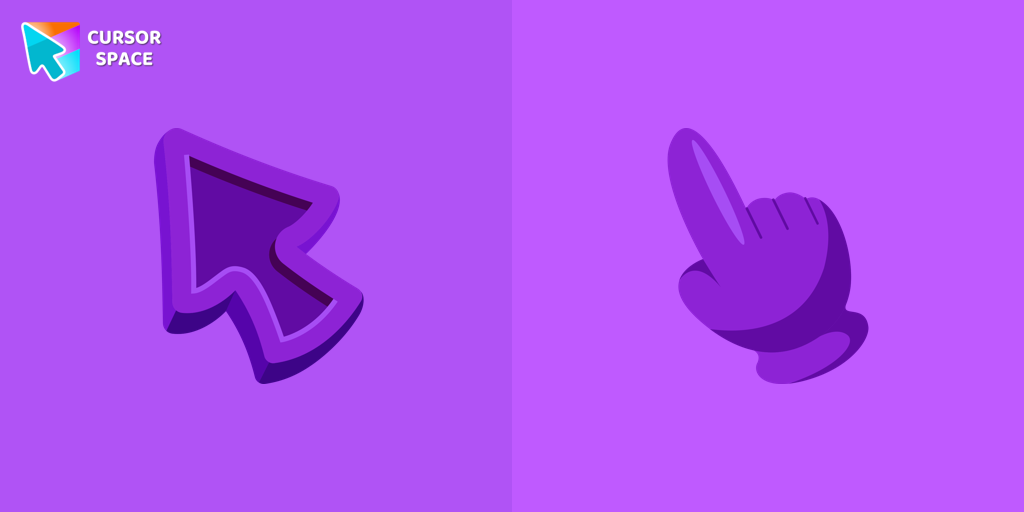 Purple cursor