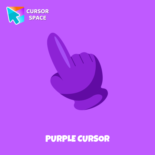 Purple cursor pointer cursor