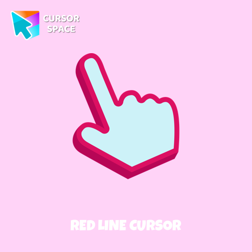 Red Line cursor pointer cursor