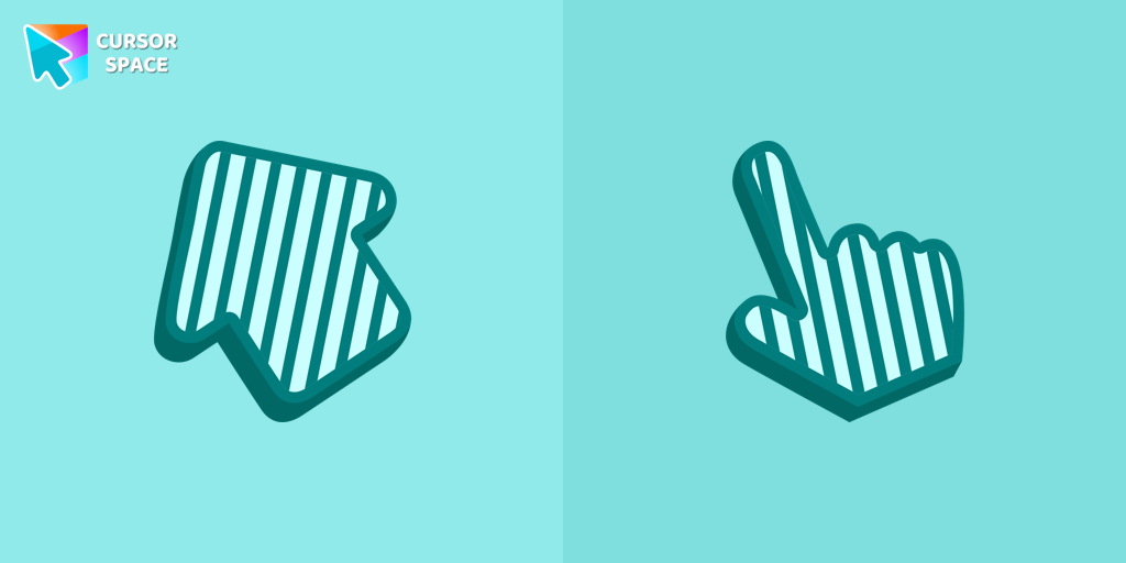 Striped cursor