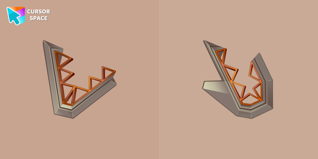 Toothy cursor