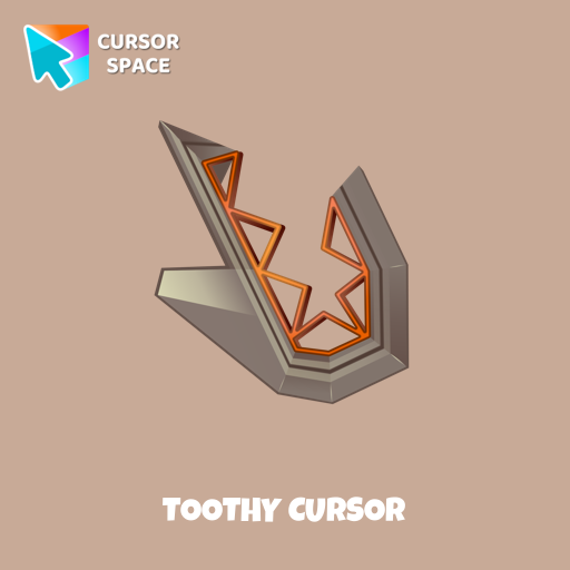 Toothy cursor pointer cursor