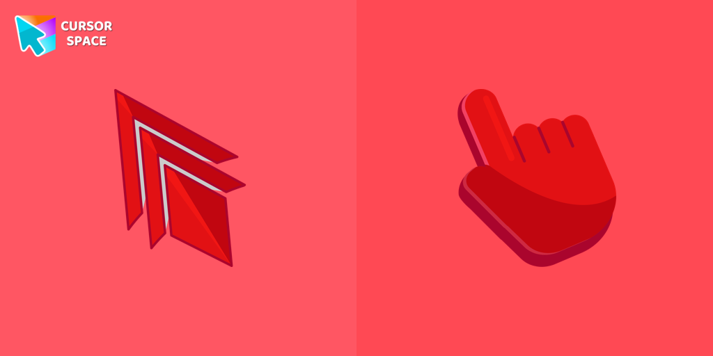 Triple Red cursor