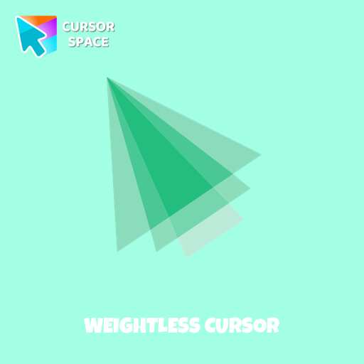 Weightless cursor arrow cursor
