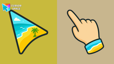 Tropical Beach Cursor