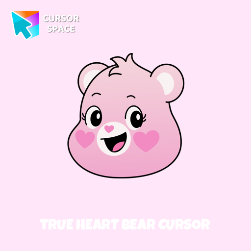 True Heart Bear cursor arrow cursor