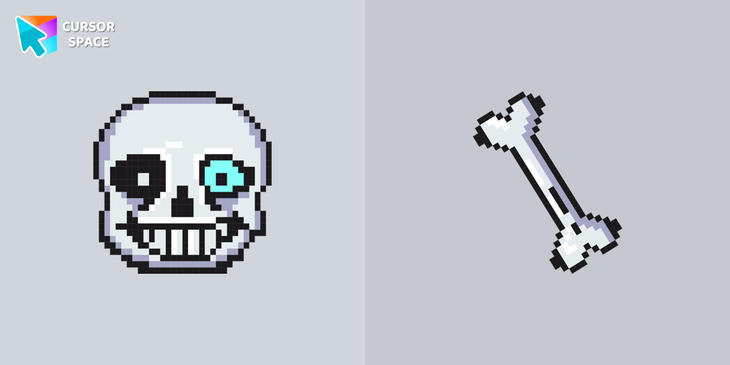 Undertale Sans Pixel cursor