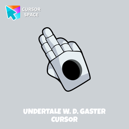 Undertale W. D. Gaster cursor pointer cursor
