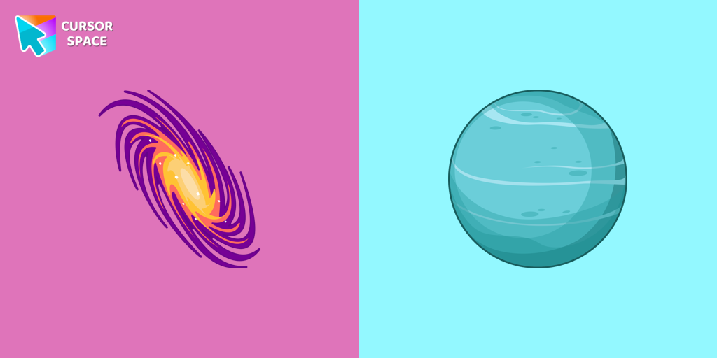 Uranus Planet cursor
