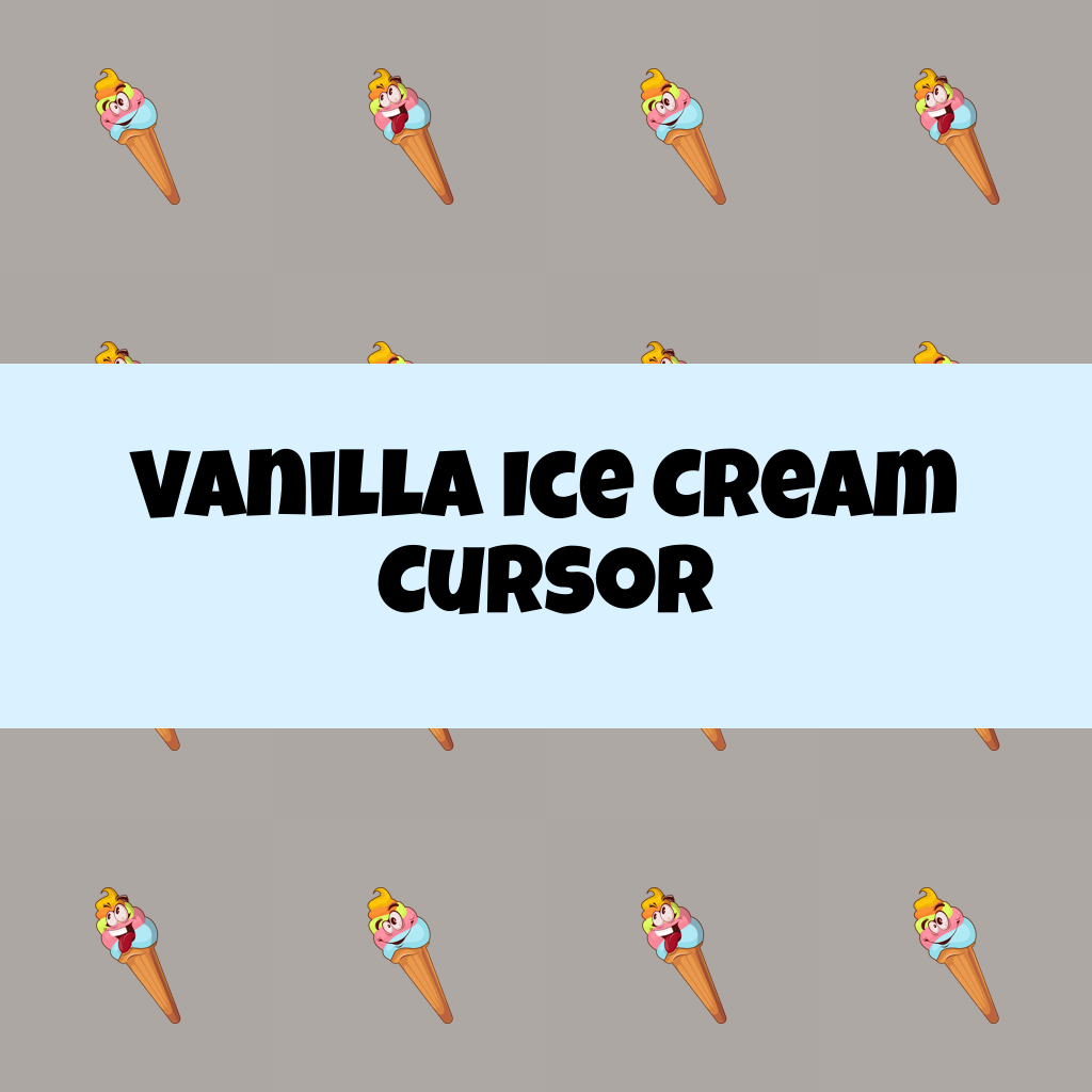 Preview Vanilla Ice Cream cursor custom cursor pack