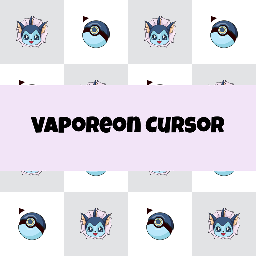 Preview Vaporeon cursor custom cursor pack