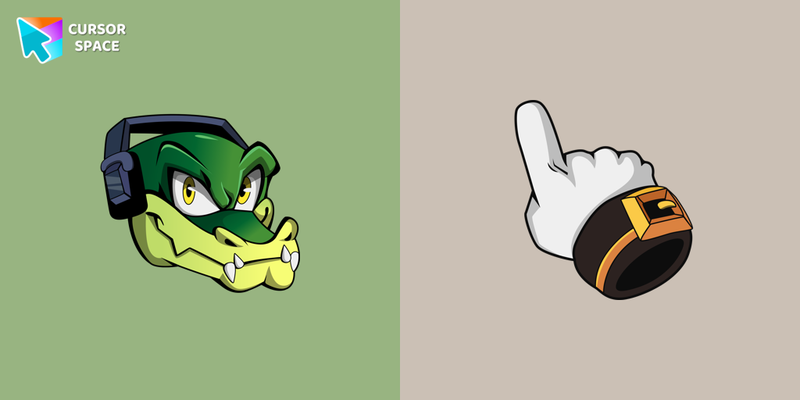 Vector the Crocodile cursor