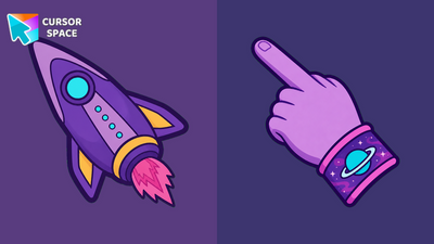 Violet Nebula Voyager Animated Cursor