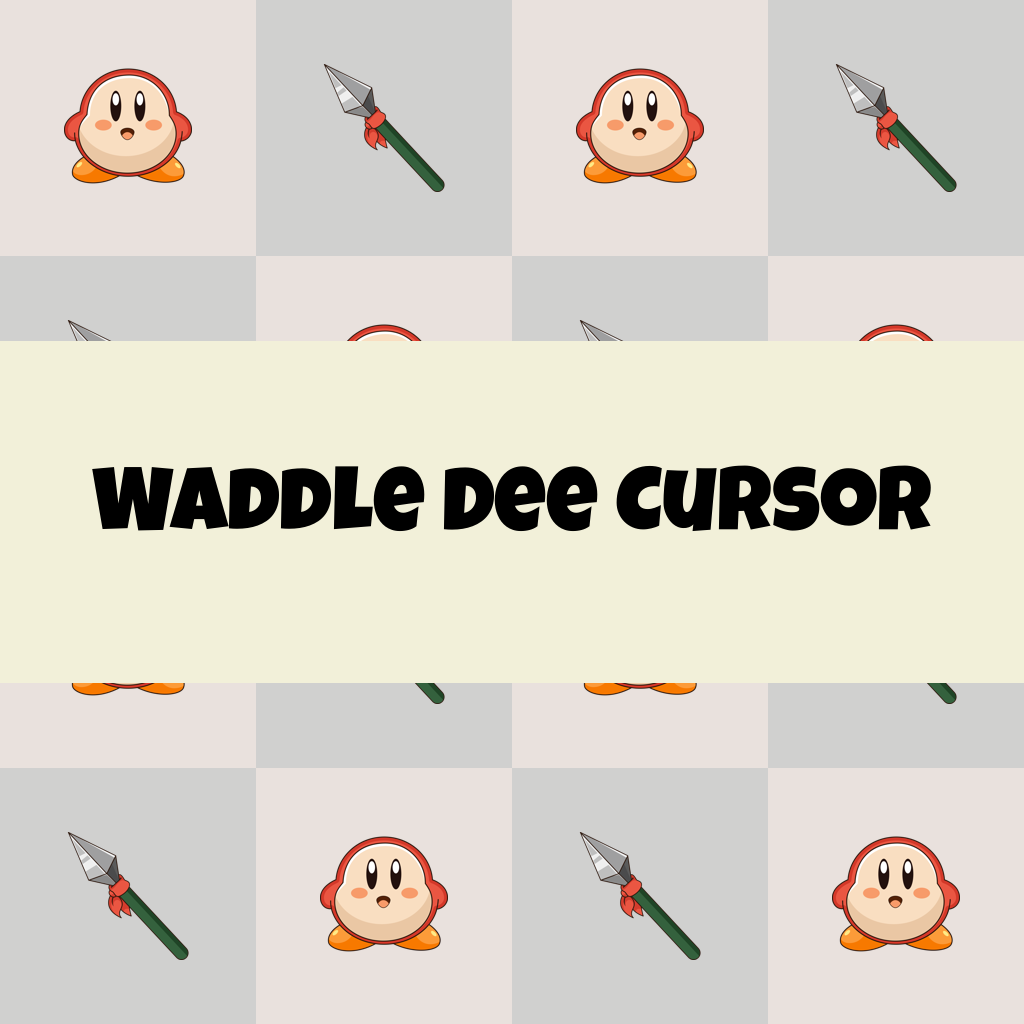 Preview Waddle Dee cursor custom cursor pack
