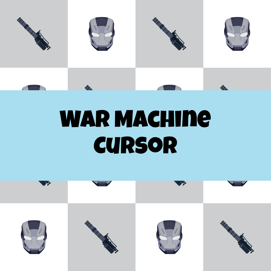 Preview War Machine cursor custom cursor pack