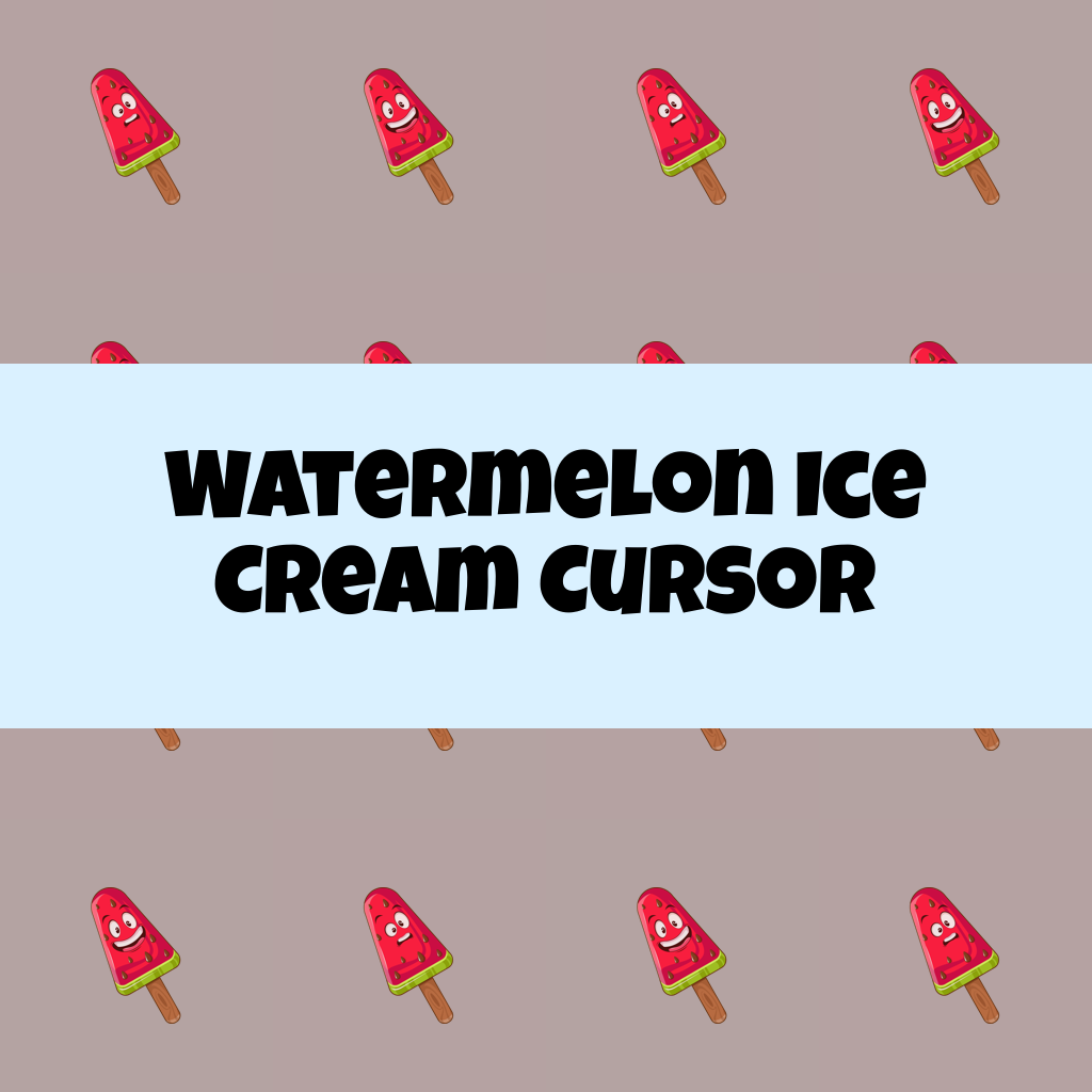 Preview Watermelon Ice Cream cursor custom cursor pack