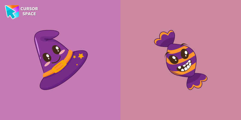 Witch Hat with Candy cursor
