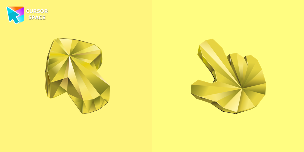 Yellow Sapphire Texture cursor
