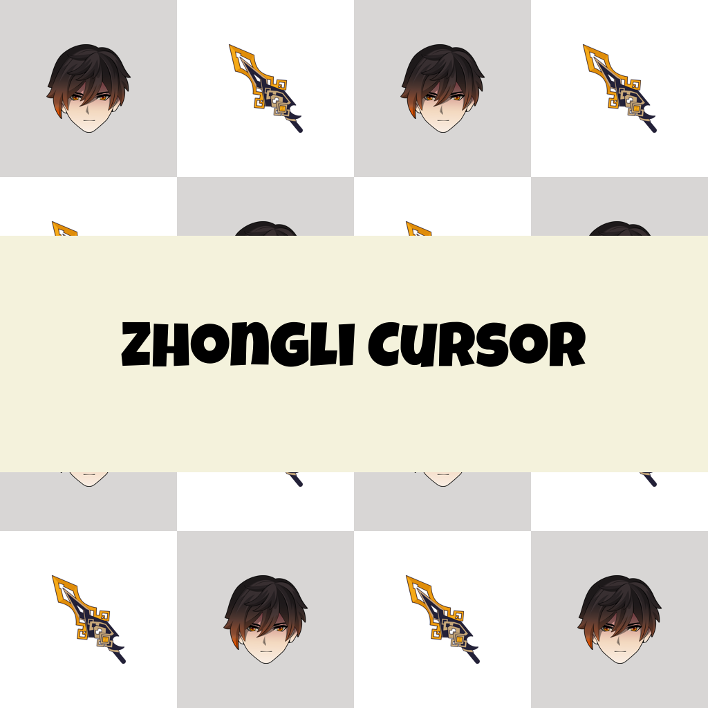 Preview Zhongli cursor custom cursor pack